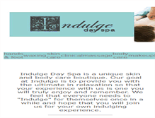 Tablet Screenshot of indulgedayspaboston.com